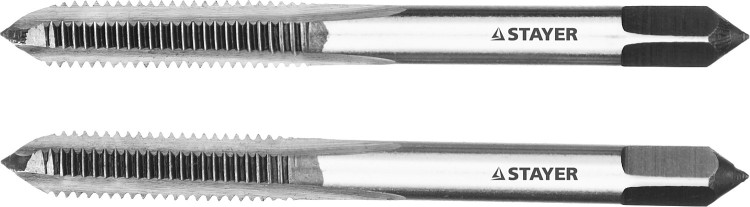 Комплект метчиков STAYER "MASTER", сталь 9ХС, М5х0,8, 2 шт,  ( 28025-05-0.8-H2 )