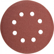 Круг шлифовальный универсальный STAYER "MASTER" из абразивной бумаги на велкро основе, 8 отверстий, Р80, 125мм, 5шт, ( 35452-125-080 ) Круг шлифовальный универсальный STAYER "MASTER" из абразивной бумаги на велкро основе, 8 отверстий, Р80, 125мм, 5шт, ( 35452-125-080 )