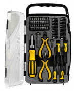 Набор STAYER "MASTER": Отвертка реверсивная с эргономичной ручкой, с насадками, в пластмассовом боксе, 41 предмет,  ( 25311-H41 ) Набор STAYER "MASTER": Отвертка реверсивная с эргономичной ручкой, с насадками, в пластмассовом боксе, 41 предмет,  ( 25311-H41 )