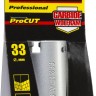 Коронка STAYER "PROFESSIONAL" кольцевая с карбидно-вольфрамовой крошкой, d=33мм,  ( 33345-33 )