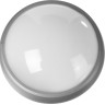 Светильник STAYER "PROFI" PROLight светодиодный, влагозащищенный IP65, пластиковый корпус, PC, влагозащищенный, круг, металлик, 4000К, 12(100Вт),  ( 57362-100-S )