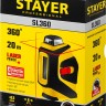 STAYER SL360  лазерный нивелир, aвтоматический крест, 360°, 20м,  раздельное включение,  работа с фиксированным лучом, точность +/-0,3 мм/м ( 34962 )