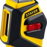 STAYER SL360  лазерный нивелир, aвтоматический крест, 360°, 20м,  раздельное включение,  работа с фиксированным лучом, точность +/-0,3 мм/м ( 34962 )