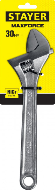 Ключ разводной MAX-Force, 250 / 30 мм, STAYER