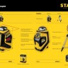 STAYER SL360-2 нивелир лазерный, 20м, крест + 360°, точн. +/-0,3 мм/м, штатив, кейс ( 34962-2 )