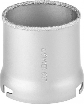 Коронка STAYER "PROFESSIONAL" кольцевая с карбидно-вольфрамовой крошкой, d=67мм,  ( 33345-67 )