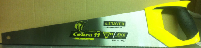 Ножовка многоцелевая (пила) COBRA Laminator 500мм, 11TPI, 3D высокоточный рез ламинир. дерев. и пластик. панелей, подоконников и труб, STAYER,  ( 1516-50 ) Ножовка многоцелевая (пила) COBRA Laminator 500мм, 11TPI, 3D высокоточный рез ламинир. дерев. и пластик. панелей, подоконников и труб, STAYER,  ( 1516-50 )