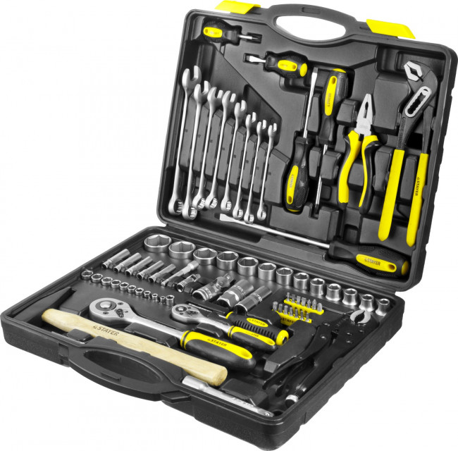 Набор слесарно-монтажного инструмента STAYER "MASTER", 72 предмета,  ( 27760-H72 )
