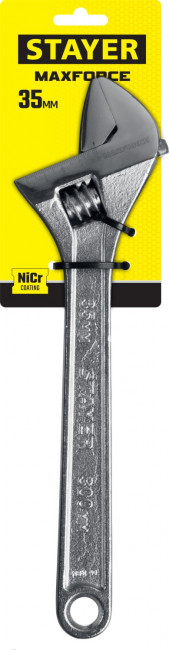 Ключ разводной MAX-Force, 300 / 35 мм, STAYER