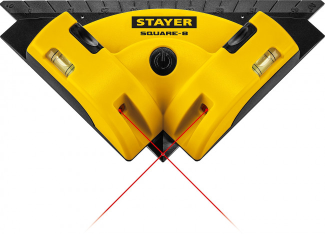 STAYER SQUARE-8  угольник лазерный для кафеля, 8 м, точн. +/-0,4 мм/м, ( 34928 ) STAYER SQUARE-8  угольник лазерный для кафеля, 8 м, точн. +/-0,4 мм/м, ( 34928 )