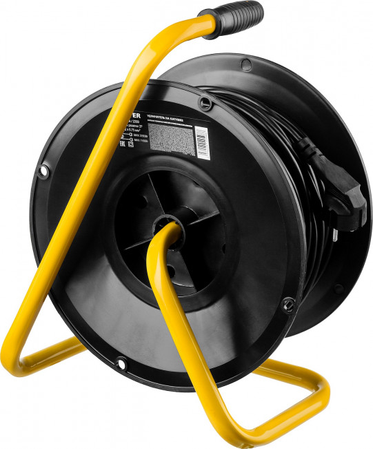 Удлинитель на катушке MS 207, 20 м, 2200 Вт, 4 гнезда, ПВС 2х0,75 мм2, STAYER ( 55073-20_z01 ) Удлинитель на катушке MS 207, 20 м, 2200 Вт, 4 гнезда, ПВС 2х0,75 мм2, STAYER ( 55073-20_z01 )