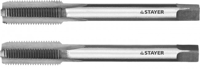 Комплект метчиков STAYER "MASTER", сталь 9ХС, М10х1,0, 2 шт,  ( 28025-10-1.0-H2 ) Комплект метчиков STAYER "MASTER", сталь 9ХС, М10х1,0, 2 шт,  ( 28025-10-1.0-H2 )