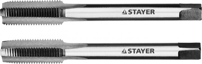 Комплект метчиков STAYER "MASTER", сталь 9ХС, М10х1,0, 2 шт,  ( 28025-10-1.0-H2 ) Комплект метчиков STAYER "MASTER", сталь 9ХС, М10х1,0, 2 шт,  ( 28025-10-1.0-H2 )