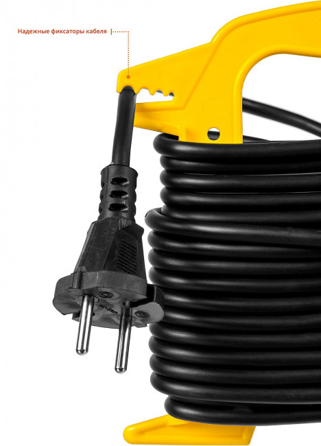 Удлинитель на рамке "MF 207", 10 м, 2200 Вт, 1 гнездо, ПВС 2х0,75 мм2, STAYER ( 55014-10_z01 ) Удлинитель на рамке "MF 207", 10 м, 2200 Вт, 1 гнездо, ПВС 2х0,75 мм2, STAYER ( 55014-10_z01 )