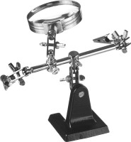 Штатив STAYER "MASTER" для фиксации электронной платы, c увеличительной линзой,  ( 55339 )