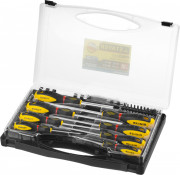 Набор STAYER "PROFESSIONAL" "PROTech": Отвертки, Cr-Mo, двухком рукоят, отвертки 7шт, отвертка-битодержатель, биты 10шт,  ( 25133-H8_z02 ) Набор STAYER "PROFESSIONAL" "PROTech": Отвертки, Cr-Mo, двухком рукоят, отвертки 7шт, отвертка-битодержатель, биты 10шт,  ( 25133-H8_z02 )