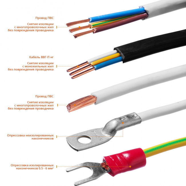 TS-X стриппер автоматический многофункциональный, 0.2 - 6 мм2, STAYER ( 22655 ) TS-X стриппер автоматический многофункциональный, 0.2 - 6 мм2, STAYER ( 22655 )