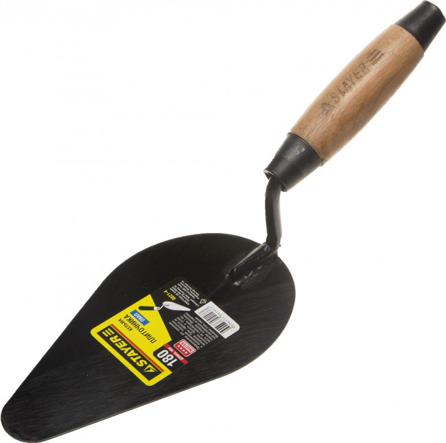 Кельма плиточника STAYER с деревянной усиленной ручкой КП, ( 0821-4 ) Кельма плиточника STAYER с деревянной усиленной ручкой КП, ( 0821-4 )