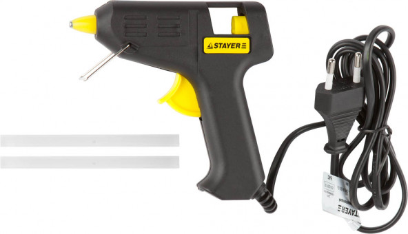 Пистолет STAYER "MASTER" клеевой (термоклеящий) электрический, 10Вт/220В, 7мм,  ( 2-06801-10-07_z01 )