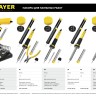 Набор STAYER "PROFI" для паяльных работ, паяльник 55300 + подставка + припой + жало сменное + шприц + насадка на жало + канифоль + кусачки, 60 Вт,  ( 55314-60-H8 )