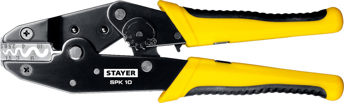 SPK-10 пресс-клещи для втулочных наконечников 0.5 - 10 мм кв, STAYER Professional, ( 45440 ) SPK-10 пресс-клещи для втулочных наконечников 0.5 - 10 мм кв, STAYER Professional, ( 45440 )