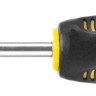 Отвертка STAYER "PROFI" "PROTech", двухкомп рукоятка, намагниченная, Cr-Mo, PH1x100мм,  ( 25132-1-10_z02 )