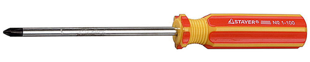 Отвертка STAYER "MASTER", Сr-V, PH № 1-100мм,  ( 2510-1-10 ) Отвертка STAYER "MASTER", Сr-V, PH № 1-100мм,  ( 2510-1-10 )