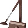 Доводчик дверной STAYER, для дверей массой до 80 кг, цвет коричневый,  ( 37917-80 )