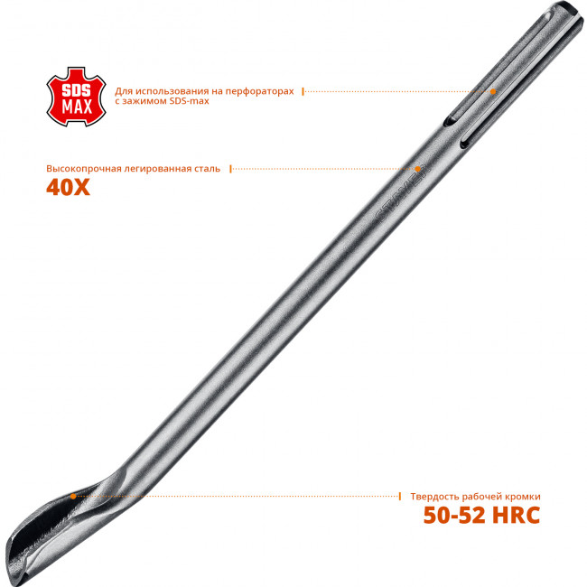 STAYER Gorilla Force SDS-max Зубило-штробер 26 x 300 мм ( 29396-26-300 )